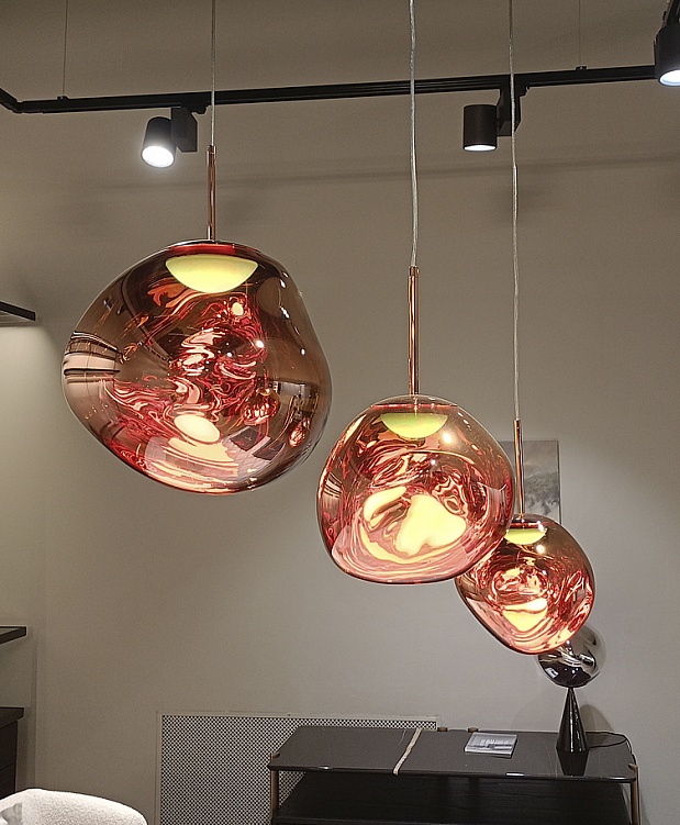 Подвесной светильник MELT COPPER фабрики Tom Dixon в наличии